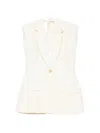 Erika Cavallini Flap-pocket Vest In Multi