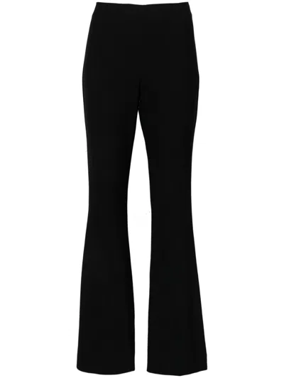 Erika Cavallini Flared Trousers In Black