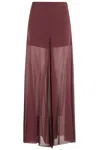 Erika Cavallini Giacomo Silk Blend Culotte Pants In Brown