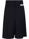 Erika Cavallini Logo-patch Shorts In Blue
