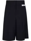 Erika Cavallini Logo-patch Shorts In Blue