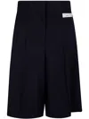 Erika Cavallini Logo-patch Shorts In Night Blue