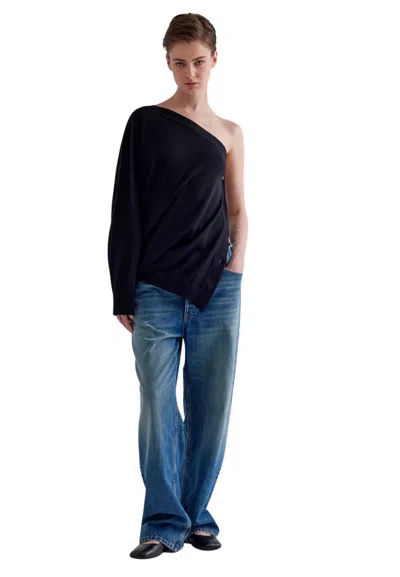 Erika Cavallini Knit Marilyn Woman  Monospalla In Black