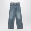 Erika Cavallini Leone Light Washed Denim Pants