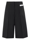 Erika Cavallini Logo-patch Shorts In Black
