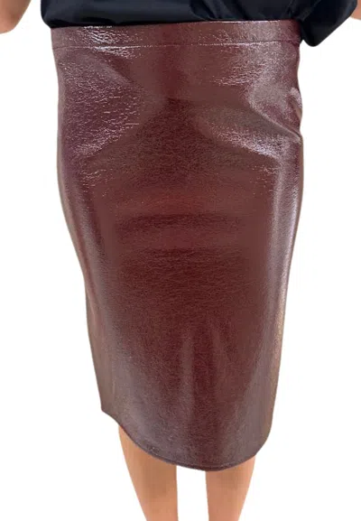 Erika Cavallini Malik Woman  In Burgundy