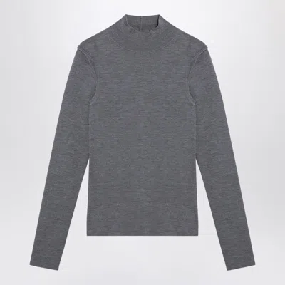 Erika Cavallini Marianna Turtleneck Sweater In Grey