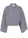 Erika Cavallini Wide Striped Cotton Shirt