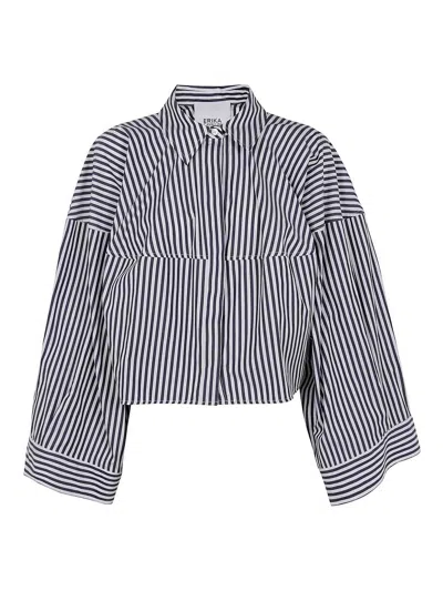 ERIKA CAVALLINI CAMISA - AZUL
