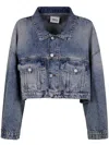 Erika Cavallini Long-sleeved Denim Coat