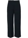 Erika Cavallini Straight-leg Cropped Trousers In Blue