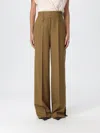 Erika Cavallini Pants  Woman Color Green In Brown