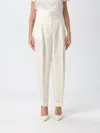 Erika Cavallini Pants  Woman Color White In Neutral