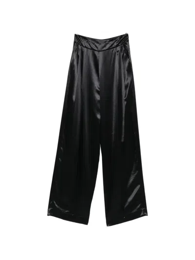 Erika Cavallini Pleated-design Trousers In Black