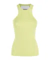 Erika Cavallini Sleeveless Top In Yellow