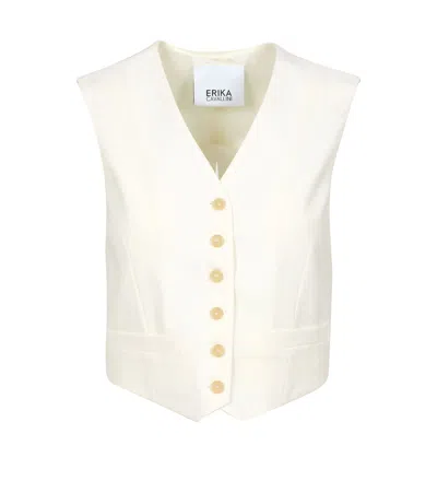 Erika Cavallini Semi Couture Jackets Cream In White