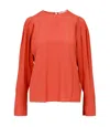 Erika Cavallini Semi Couture Shirts Orange In Red