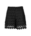 Erika Cavallini Semi Couture Shorts Black In Black