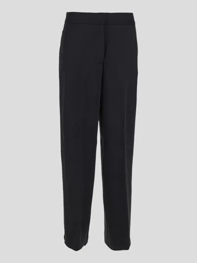 Erika Cavallini Semi-couture Trousers In Black