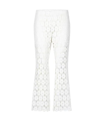 Erika Cavallini Semi Couture Trousers White
