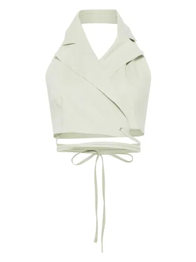 Erika Cavallini Sheila Waistcoat In Green