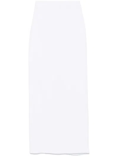 Erika Cavallini Shirley Maxi Skirt In White