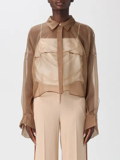 Erika Cavallini Shirt  Woman Color Rope In Brown