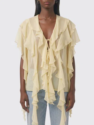 Erika Cavallini シャツ レディース カラー イエロー In Neutral