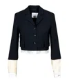 Erika Cavallini Single-breasted Casual Jacket In Black