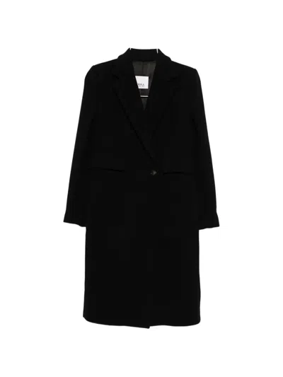 Erika Cavallini Single-breasted Coat In Black