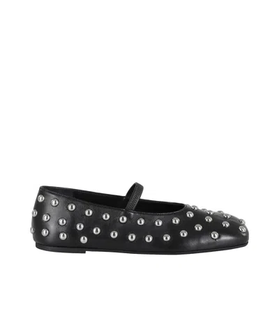 ERIKA CAVALLINI SQUARE-TOED BALLET SHOES