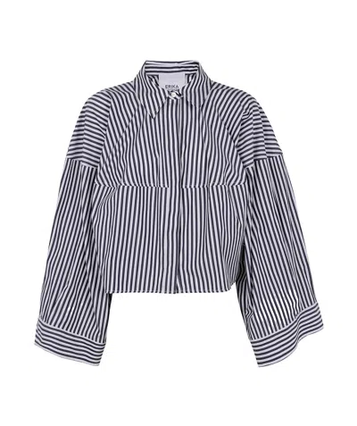 ERIKA CAVALLINI STRIPED BLOUSE