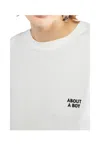 Erika Cavallini Printed Cotton T-shirt In White