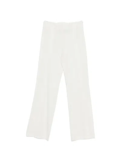 Erika Cavallini Tailored Trousers In White