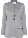 ERIKA CAVALLINI TWILL-WEAVE BLAZER