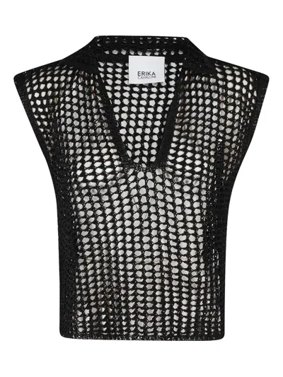 ERIKA CAVALLINI V-NECK VEST
