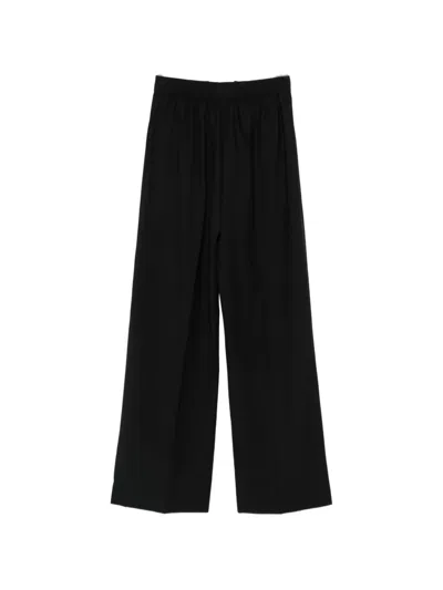Erika Cavallini Welt-pockets Trousers In Black