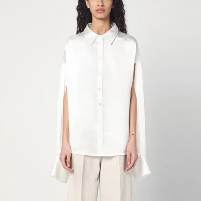 Erika Cavallini White Silk Shirt