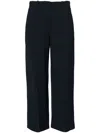 Erika Cavallini Straight-leg Cropped Trousers In Blue