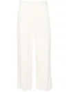 Erika Cavallini Wide-leg Trousers In White