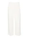 Erika Cavallini Wide-leg Trousers In White