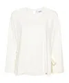 Erika Cavallini Cady Texture Blouse In White