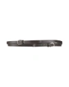 Erika Cavallini Woman Belt Dark Brown Size L Leather