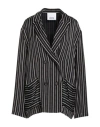 Erika Cavallini Woman Blazer Black Size 6 Viscose