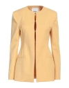 Erika Cavallini Woman Blazer Mustard Size 8 Polyester, Viscose, Elastane In Yellow