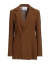 Erika Cavallini Woman Blazer Mustard Size 6 Viscose, Acetate