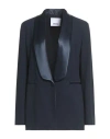 Erika Cavallini Woman Blazer Navy Size 6 Viscose, Elastane, Polyester