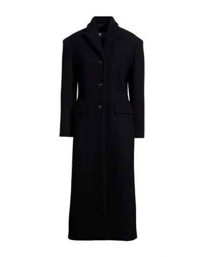 Erika Cavallini Woman Coat Black Size 8 Virgin Wool