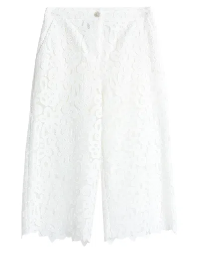 Erika Cavallini Cropped Pants In White