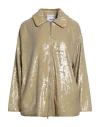 Erika Cavallini Woman Jacket Mustard Size 10 Polyester